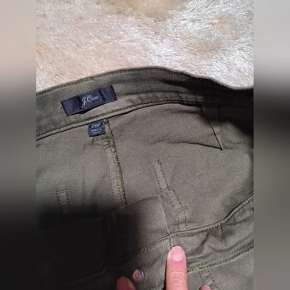 J. Crew Classic Olive Trousers